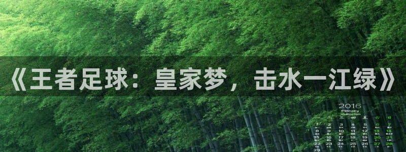 《王者足球：皇家梦，击水一江绿》